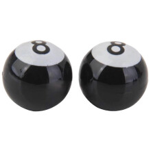 2 x Nr. 8 Ball motorfietsband wielventiel stofkapje