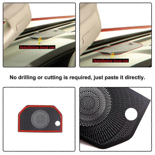 Center Console Dashboard Horn Speaker Cover Trim compatible for 1