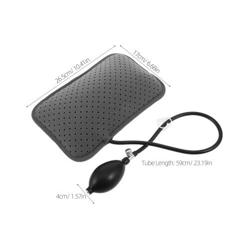 Adjustable Lumbar Belt Airbag Insert Grey Brace Pad 1