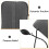 Adjustable Lumbar Belt Airbag Insert Grey Brace Pad 4