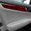 4PCS Interior Door Panel Trim Cover compatible for C Class W204 2007-2013 4