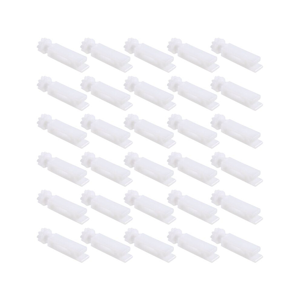 30Pcs Vertical Blind Stem Replacement White Stems For Vertical Window Blind Vertical Blind Carrier Stem 6032462113657