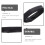 10Pcs Black Watch Band Loops Smooth Surface Keepers 4