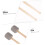 2pcs Drumsticks with Non Slip Handle Balanced Weight Comfortable Grip for Practice and Performance 2