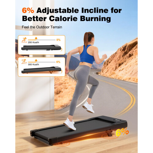 Superun Raceable Walking Pad with App Control, Under Desk Treadmill 1