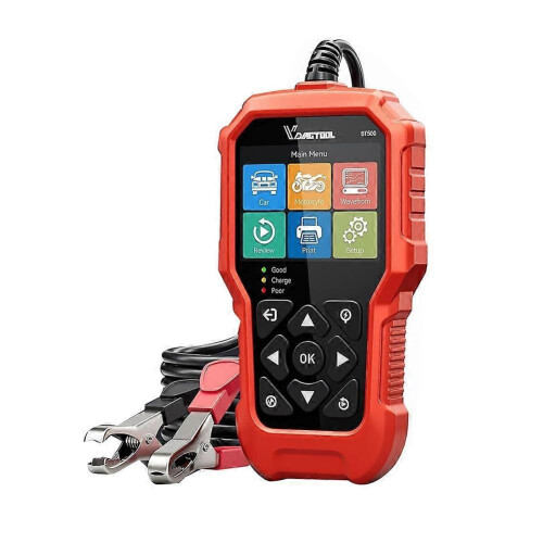 VDIAGTOOL Δοκιμαστής Μπαταρίας Αυτοκινήτου 6V 12V 24V VDIAGTOOL BT500,