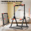 WATBKHE Power Tower Pull Up Dip Station Foldable, Pull Up Bar Station Adjustable, Multi-Function Home Gym, Strength Training Fitness Equipment 4