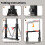 WATBKHE Power Tower Pull Up Dip Station Foldable, Pull Up Bar Station Adjustable, Multi-Function Home Gym, Strength Training Fitness Equipment 7
