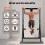 WATBKHE Power Tower Pull Up Dip Station Foldable, Pull Up Bar Station Adjustable, Multi-Function Home Gym, Strength Training Fitness Equipment 8