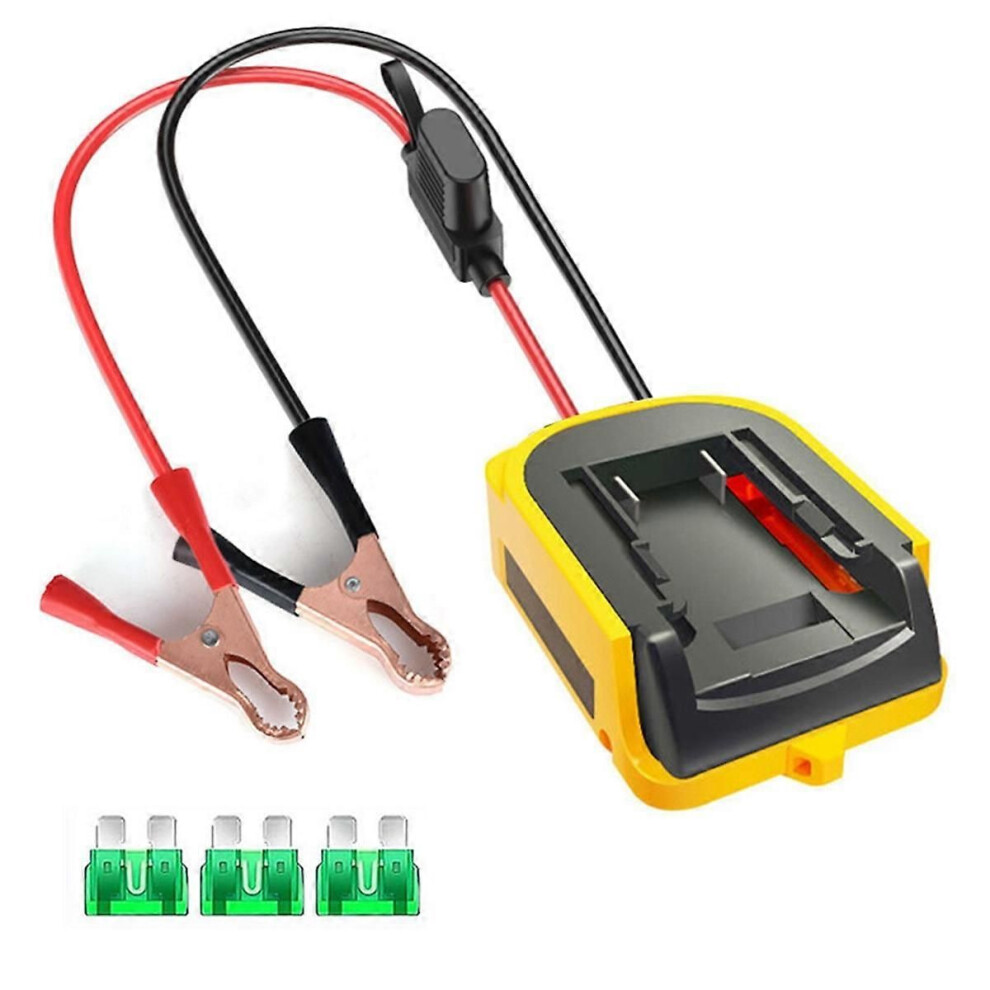 20V Li-Ion Battery Car Jump Adapter For Jumper Cables Automotive Booster Cables 9152359366298