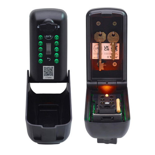 ark Tamo Maximum Security Outdoor Wall Mounted Key Safe Police Preferred Key Box with Illuminated Multi-Push Buttons 9.7m Code Combination Lock Box Id 1