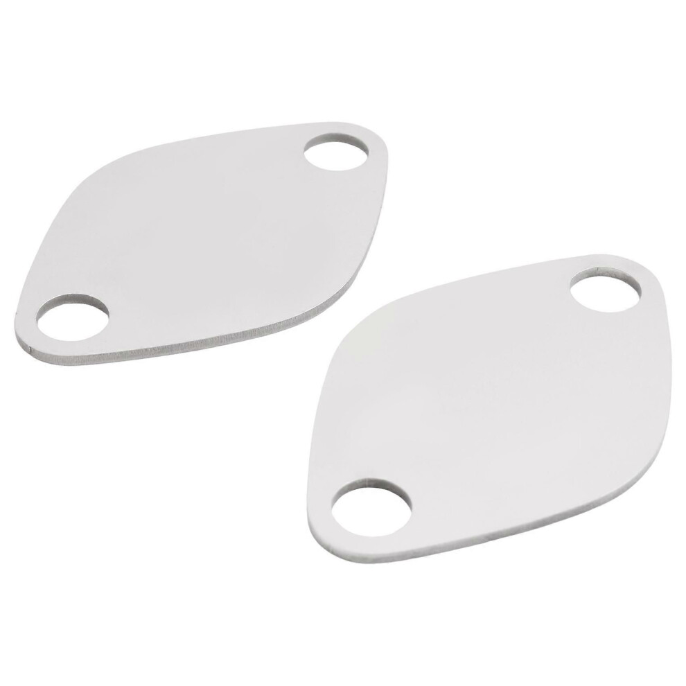 2Pcs Egr Valve Blanking Block Plate Kit For Renault Espace Laguna Master Trafic Vauxhall Movano Egr Valve Plate 9152359478724