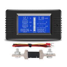 PZEM015 Digitaler Gleichstrom-Spannungs- und Strommesser PZEM015 mit 200-A-Shunt für Kfz-Batterien (0–200