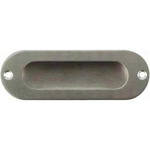 Flat Pull Handle Kit for Sliding Doors - One Piece Stainless Steel Design 1