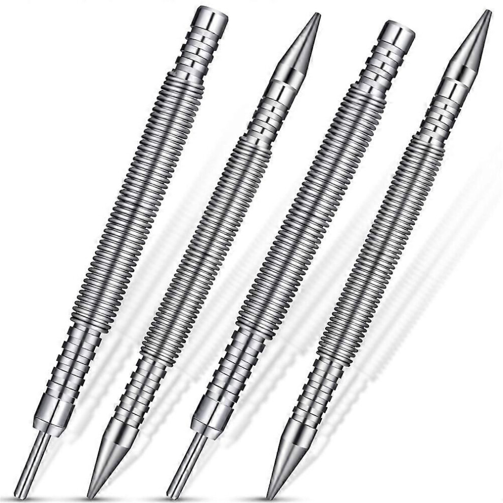 Nail Set And Hinge Pin Tool Dual Head Nail Punch Hinge Pin Removal Tool Hammerless Spring Punch Set Spring Nail Setter 9152359365246