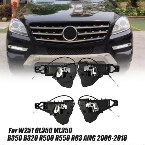 1Pair Car Front Door Handle Base A2517600934 A2517602034 2