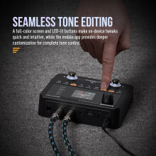 SONICAKE Smart Box Multi-Effects Processor for Guitar Bass 130+ Effects, NAM/IR Support, Looper, Built-in Tuner/Metronome, USB Audio Interface, Stere