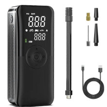 Rechargeable Air Pump Tire Inflator Portable Compressor Digital Cordless Car Tyre Inflator for Motocycle Bicycle Balls