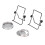 Sprouting Jar Mesh Lids Kit - 4 Pcs Sprouting Lids Stainless Steel 2