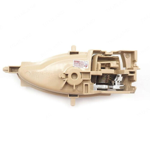 1 Pair Beige with Plating Front Inner Interior Door Handle for 1