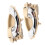 1 Pair Beige with Plating Front Inner Interior Door Handle for 3