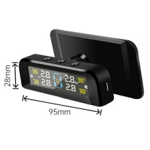 Sistema de monitoreo de presión de neumáticos (TPMS) para automóviles, alarma de presión de neumáticos