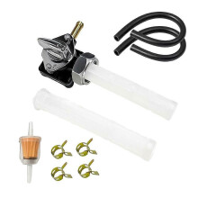 61338-94D Motorcycle Fuel Valve Petcock with Male Thread for Harley FLST FXST FLT FXD 1995-2001 1340cc