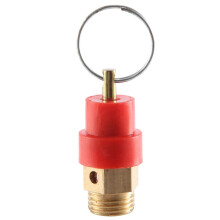 Pressure relief valve 1/4 Zoll PT air compression valve red + gold