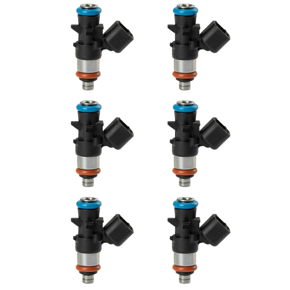 6X Fuel Injector 0280158233 5184085Ac For 2011-2019 Chrysler Dodge Ram Jeep 3.6L V6 9152359353236