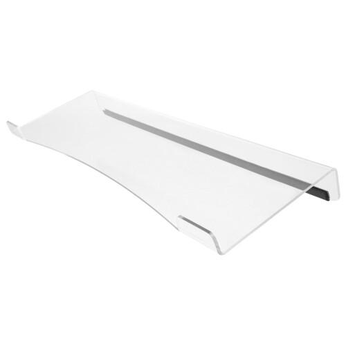 Clear Acrylic Keyboard Stand Riser for Desk Ergonomic Typing Angle SpaceSaving Transparent Display