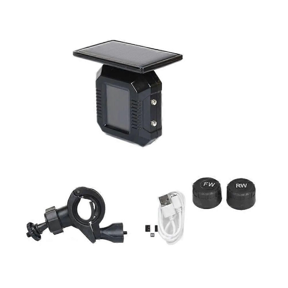 Solar Tpms Motorcycle Tire Pressure Sensors Motor Tmps Tire Pressure Monitoring System Tyre External Sensor For Moto 9152359386098