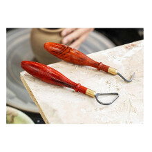 Pottery Repair Tools Tungsten Steel Texture Ring Knife,L-Shaped