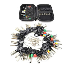 Juego de 100 herramientas extractoras de cables y pines para automoción.