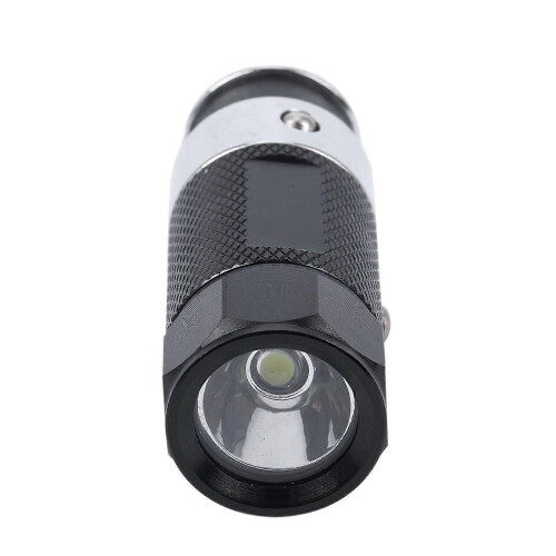 1pcs Mini Led flashlights Car Cigarette Lighter led Rechargeable Flashlight 2