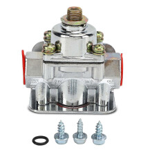 Holley 12-803 Carburetor Fuel Pressure Regulator 4.5-9 PSI 3/8" NPT Zinc Alloy