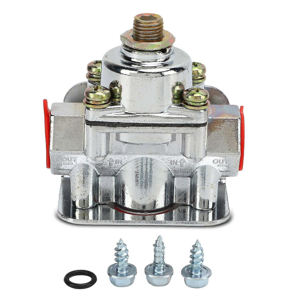 Holley 12-803 Carburetor Fuel Pressure Regulator 4.5-9 Psi 3/8" Npt Zinc Alloy 9152359353373