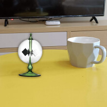2X Green Solar Power Radiometer Crookes Solar Vanes Windmill Gift Home Desk Decoration