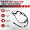 Sensor ABS Sensor de velocidad de rueda compatible con delantero izquierdo compatible con compatible 4