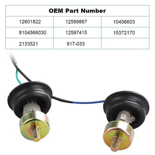 Knock Sensor with Wiring Harness 12601822 10456603 for Express 2