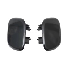 2PC Front Bumper Headlight Cover Headlight Cleaning Cap 98681-D1000 98682-D1000 compatible Kia K4 2014-2017