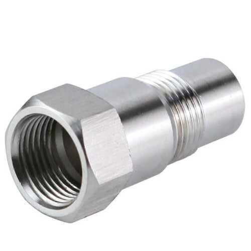 2Pcs Oxygen O2 Sensor Spacer Adapter Bung Catalytic Converter Fix Check Engine Light 2