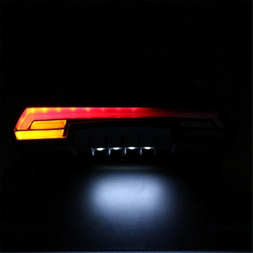 Motorcycle License Plate Holder Tail Light Turn Signal Bracket 2