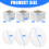 Pack of 10 Sturdy Cakes Boxes Feature See Through Lid-10IN 4