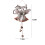 Christmas Bell Ornament Silver Rustic Decoration 3