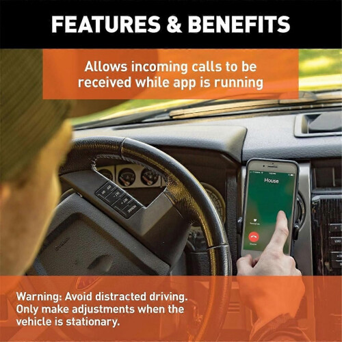 51180 Mobile Electric Trailer Brake Controller with Bluetooth-Enabled Smartphone Connection 1
