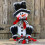 Wooden Snowman Decoration 13.8 in Christmas Table Centre 3