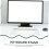 Clear Acrylic Keyboard Stand Riser for Desk Ergonomic Typing Angle SpaceSaving Transparent Display 4