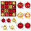 Boules de Noël à suspendre colorées (44 pièces) 3