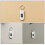 2St Mini Digitale Sleutelhanger Wit ABS En Draagbaar 4