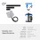 CF-1 Cold Therapy Machine for Knee Replacement, Ice Therapy System for Knee & Shoulder, Quite Cold Water System with Programmable Timer - ACL, TKR Aft 8